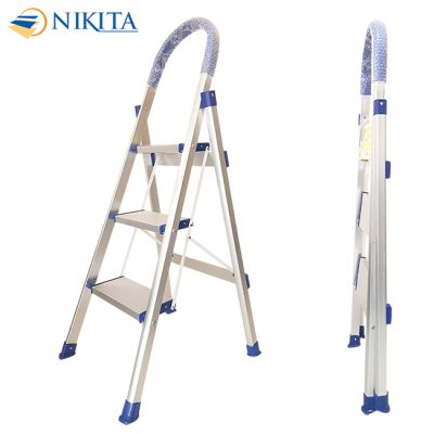 Thang nghế nhôm tay vin 3 bực nikita DL03 (08M)