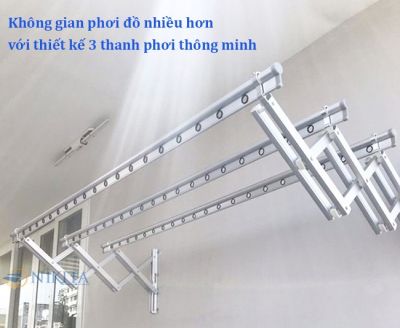 Giàn phơi gắn tường NIKITA (2 mét )