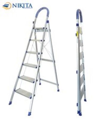 Thang ghế nhôm tay vịn nikita 6bực DL06(1M50)