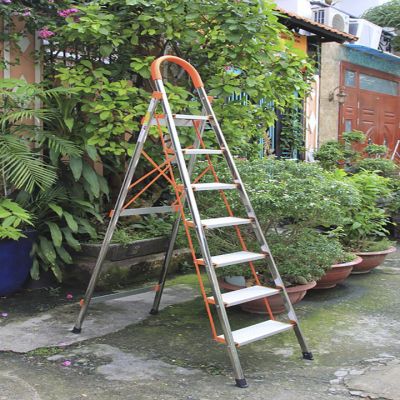 Thang ghế inox7 bực nikita NKT-IN07 (1.7M)