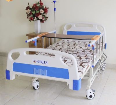 GIƯỜNG Y TẾ GIƯỜNG BỆNH NHÂN ĐA NĂNG 4 TAY QUAY 8 CHỨC NĂNG NIKITA DCN04.ĐƯỢC TẶNG KÈM1 BỘ GA TRẢI GIƯỜNG CAO CẤP