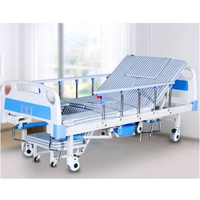 GIƯỜNG Y TẾ GIƯỜNG BỆNH NHÂN ĐA CHỨC NĂNG 5 TAY QUAY NIKITA DCN05 ĐƯỢC TẶNG KÈM MỘT BỘ GA TRÁI GIƯỜNG CAO CẤP