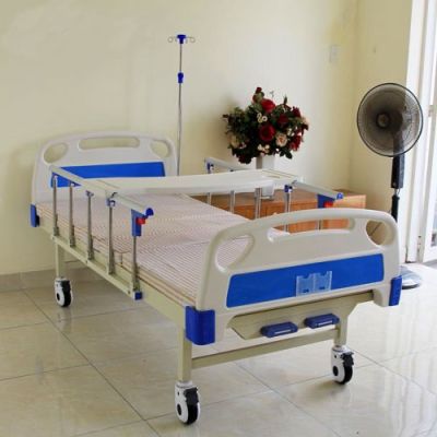 GIƯỜNG Y TẾ GIƯỜNG BỆNH NHÂN 2 TAY QUAY CƠ NIKITA DCN02 ĐƯỢC TẶNG THÊM MỘT BỘ GA TRÁI GIƯỜNG CAO CẤP