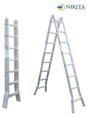 Thang nhôm chứ A khóa sập tự động nikita NKT A25 (2.5M)